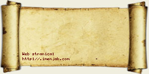 Daniel Kričak vizit kartica